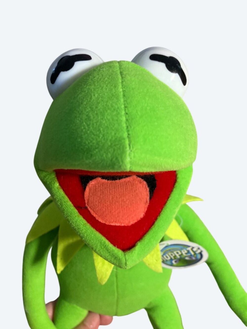 Jim Hensons Muppets Kermit The Frog Plush Doll 16" Synthetic Fibers - Picture 8 of 14